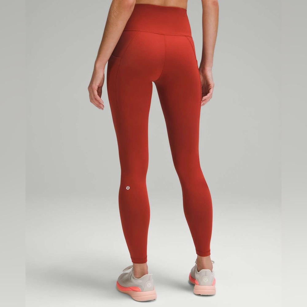 Lululemon Wunder Train Leggings Terra Orange